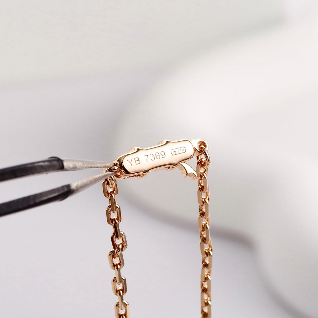 [CharmAmor]LOVE NECKLACE 16MM  FULL DIAMOND