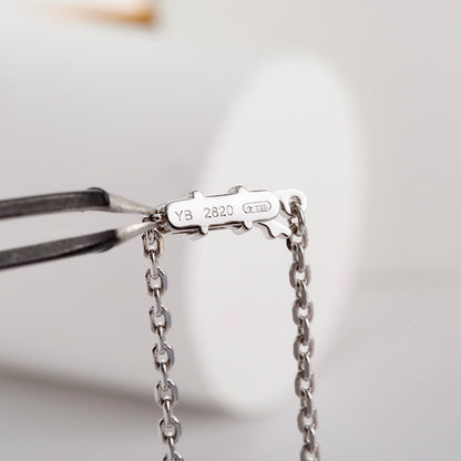 [CharmAmor]LOVE NECKLACE 16MM  FULL DIAMOND