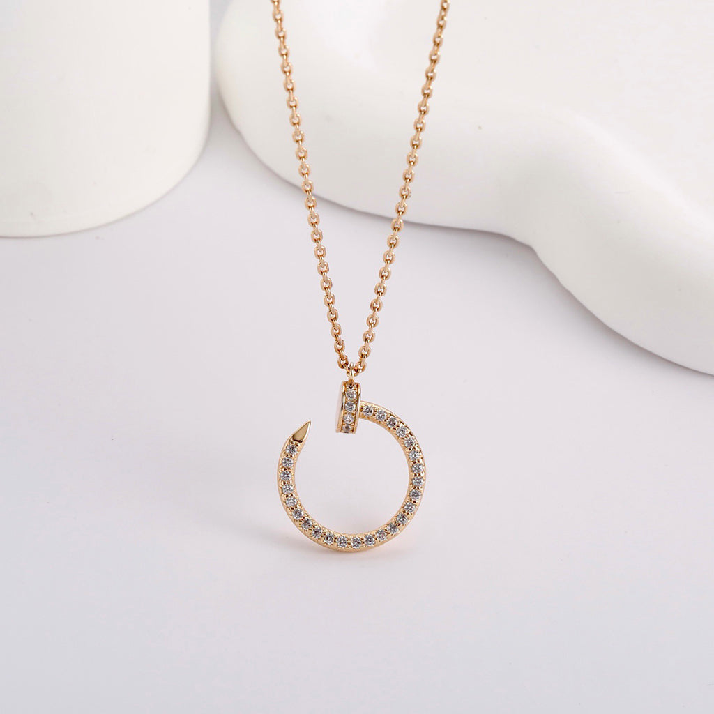 [CharmAmor]JUSTE NECKLACE FULL DIAMOND
