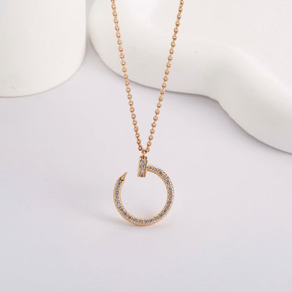 [CharmAmor]JUSTE NECKLACE FULL DIAMOND