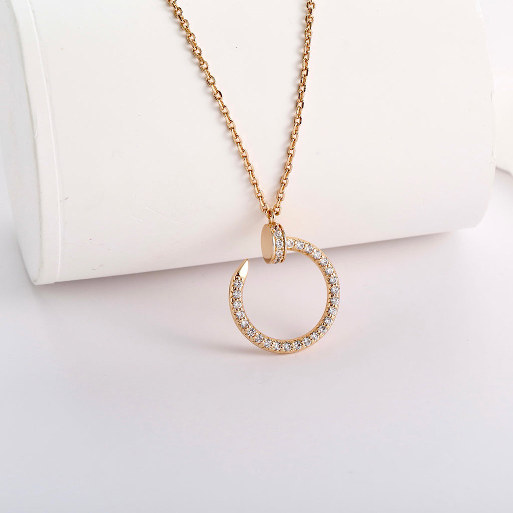 [CharmAmor]JUSTE NECKLACE FULL DIAMOND