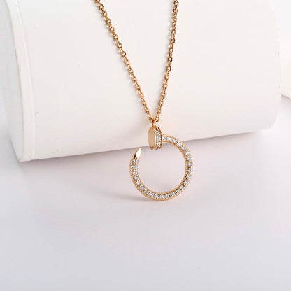 [CharmAmor]JUSTE NECKLACE FULL DIAMOND