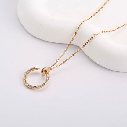 [CharmAmor]JUSTE NECKLACE FULL DIAMOND