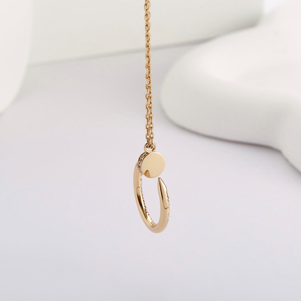 [CharmAmor]JUSTE NECKLACE FULL DIAMOND
