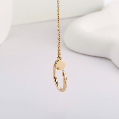 [CharmAmor]JUSTE NECKLACE FULL DIAMOND