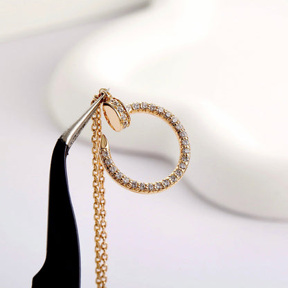 [CharmAmor]JUSTE NECKLACE FULL DIAMOND