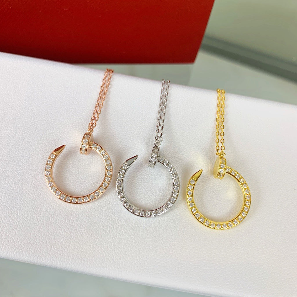 [CharmAmor]JUSTE NECKLACE FULL DIAMOND