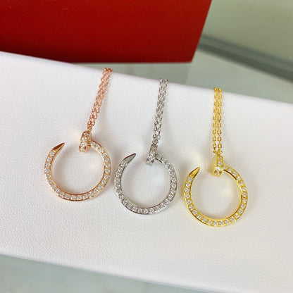 [CharmAmor]JUSTE NECKLACE FULL DIAMOND