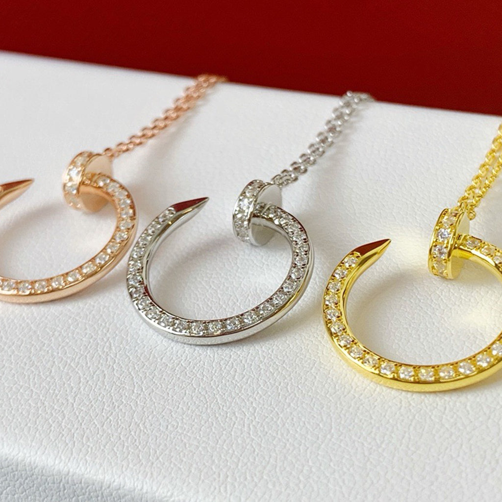 [CharmAmor]JUSTE NECKLACE FULL DIAMOND