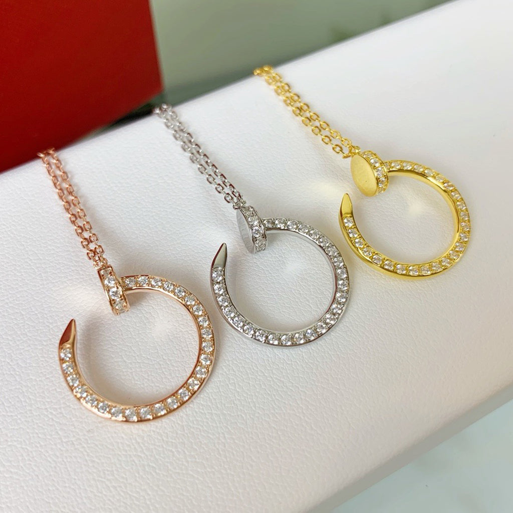 [CharmAmor]JUSTE NECKLACE FULL DIAMOND
