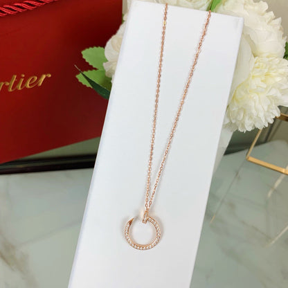 [CharmAmor]JUSTE NECKLACE FULL DIAMOND