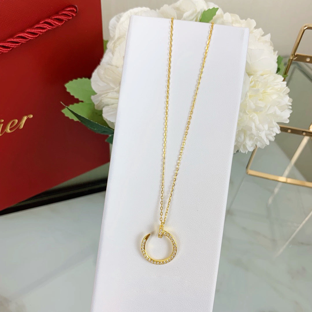 [CharmAmor]JUSTE NECKLACE FULL DIAMOND