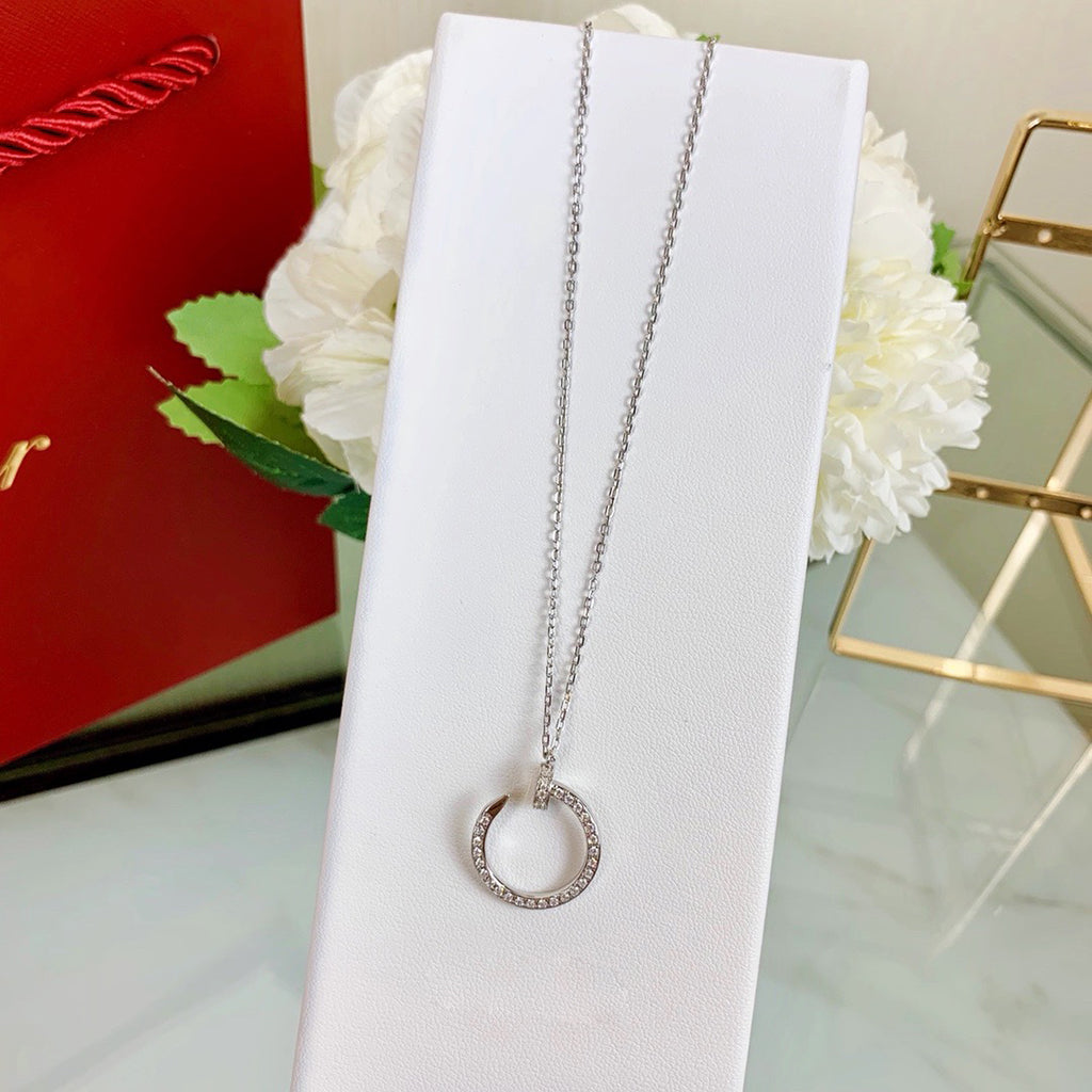 [CharmAmor]JUSTE NECKLACE FULL DIAMOND