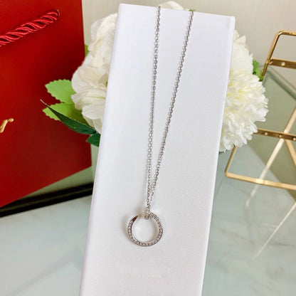 [CharmAmor]JUSTE NECKLACE FULL DIAMOND