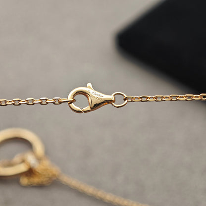 [CharmAmor]JUSTE NECKLACE HALF DIAMOND