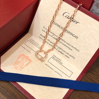 [CharmAmor]JUSTE NECKLACE FULL DIAMONDS