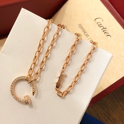 [CharmAmor]JUSTE NECKLACE FULL DIAMONDS