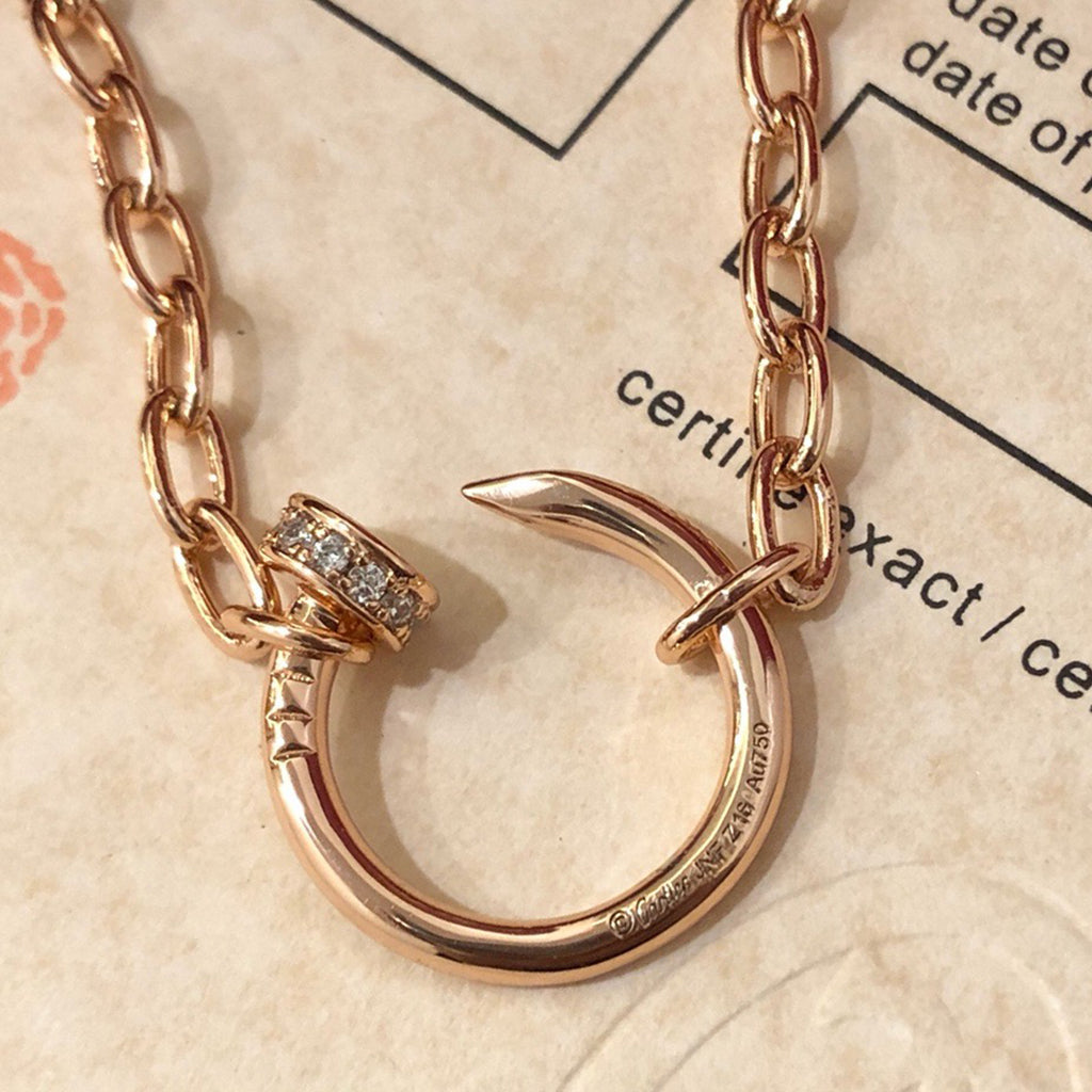 [CharmAmor]JUSTE NECKLACE FULL DIAMONDS