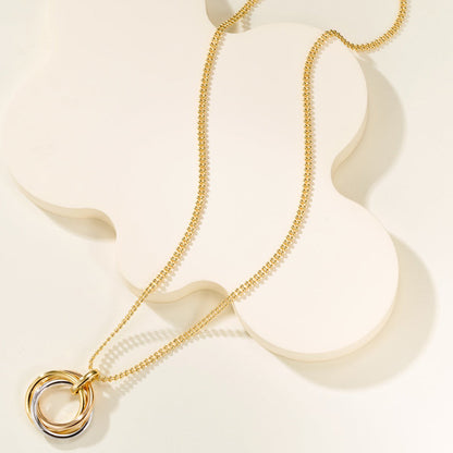 [CharmAmor]TRINITY LARGE NECKLACE