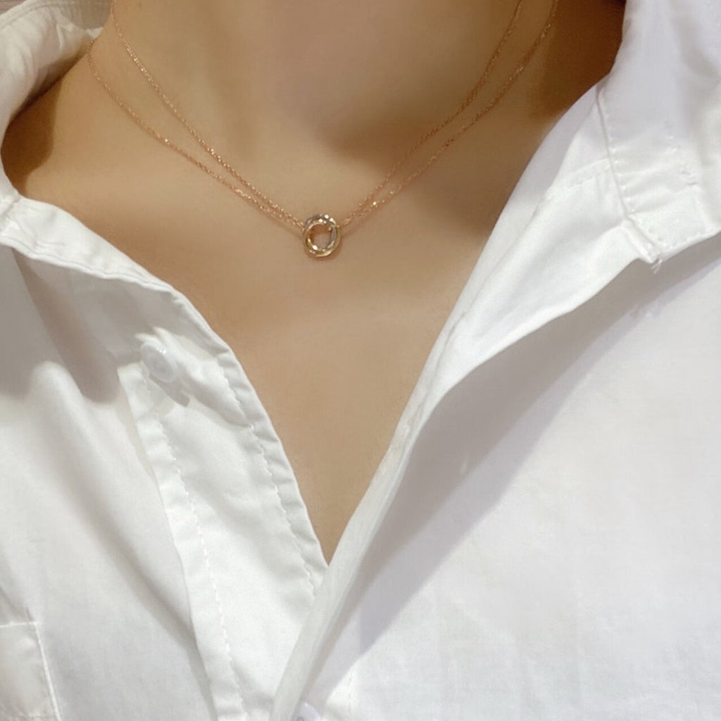[CharmAmor]TRINITY MINI NECKLACE