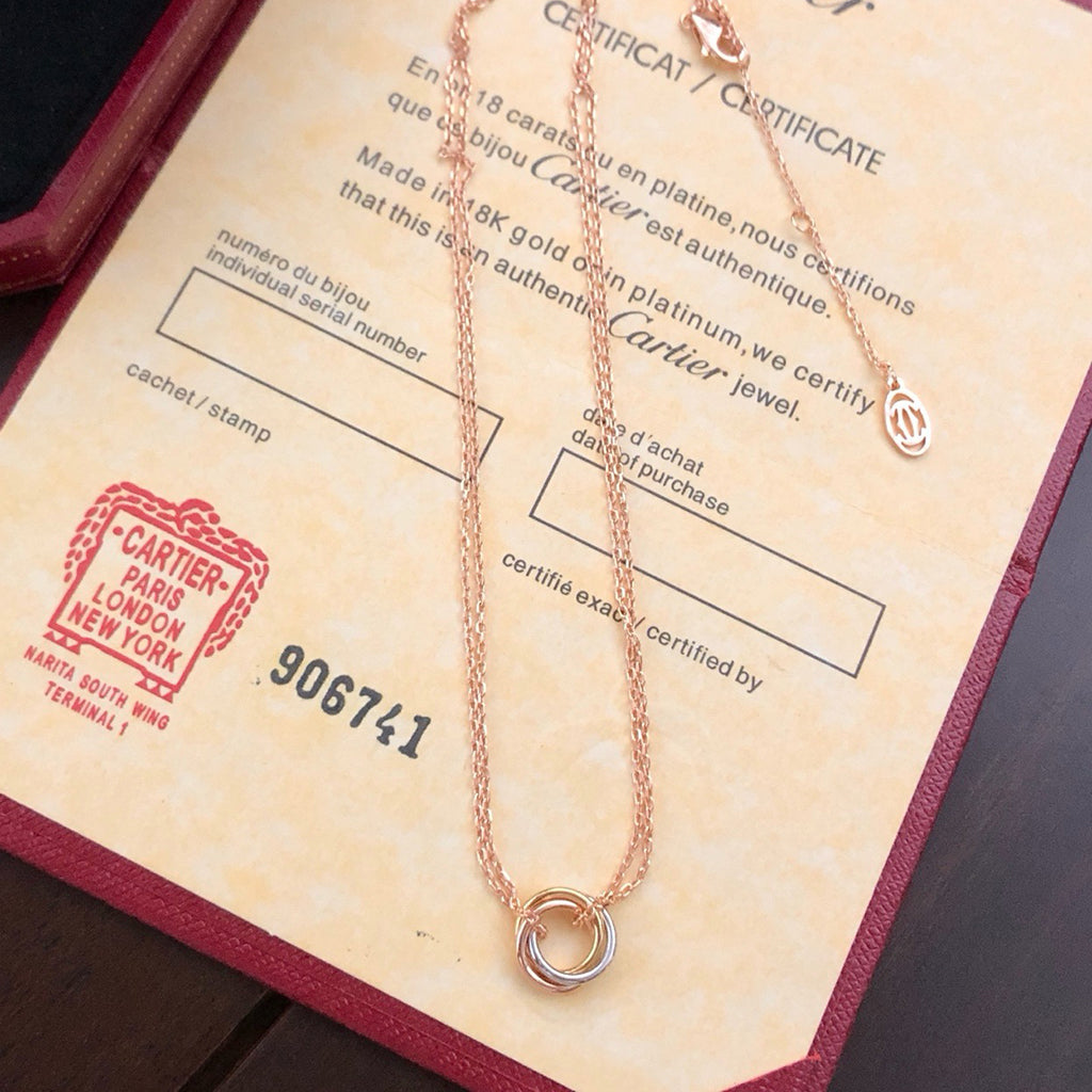 [CharmAmor]TRINITY MINI NECKLACE
