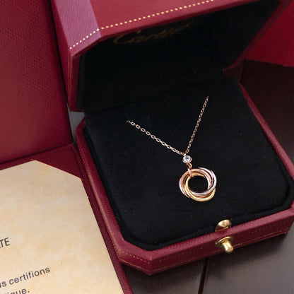 [CharmAmor]TRINITY  NECKLACE 1 DIAMOND