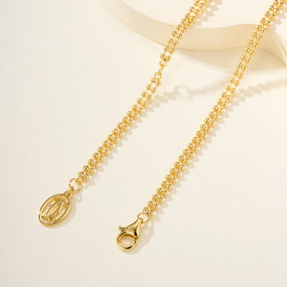 [CharmAmor]TRINITY LARGE FULL DIAMOND  NECKLACE