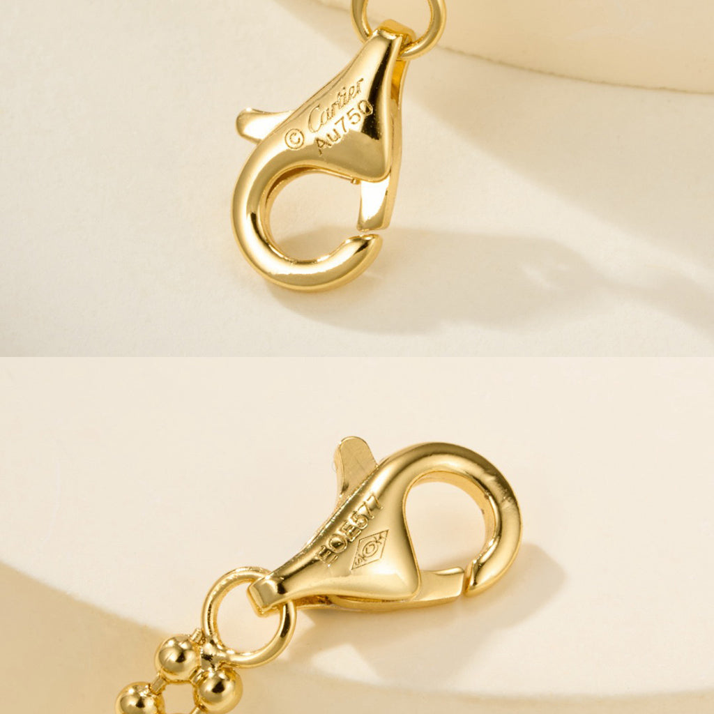 [CharmAmor]TRINITY LARGE FULL DIAMOND  NECKLACE