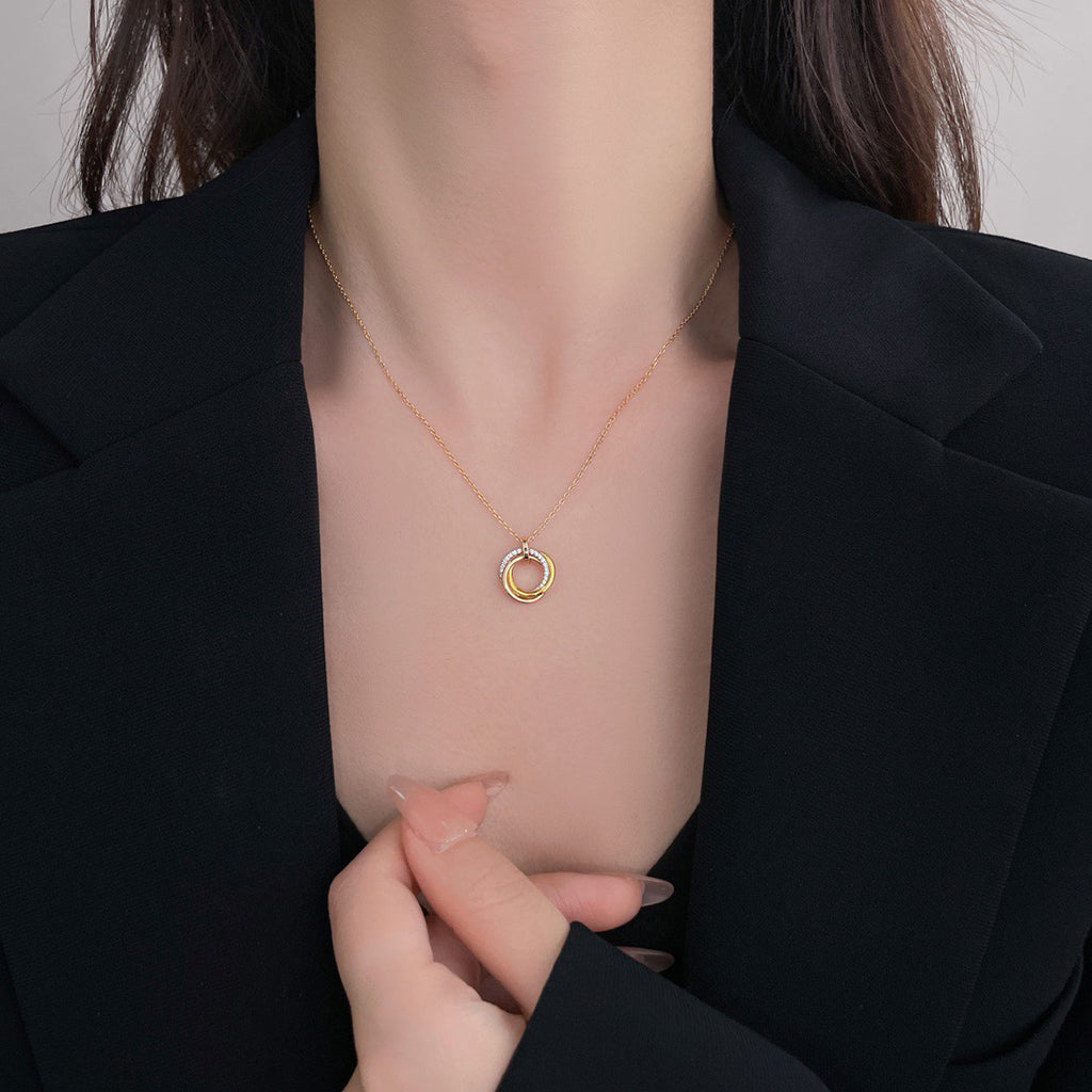 [CharmAmor]TRINITY SMALL NECKLACE