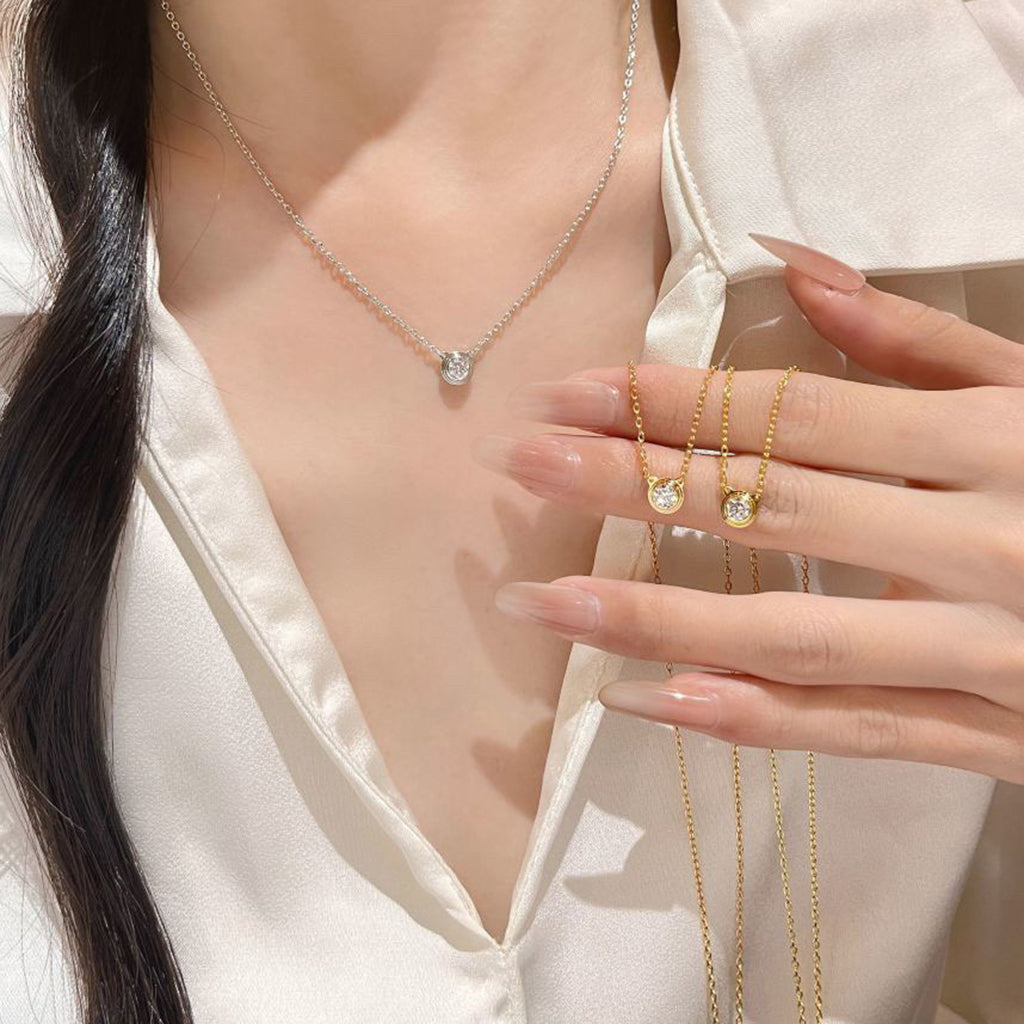 [CharmAmor]DAMOUR DIAMOND NECKLACE