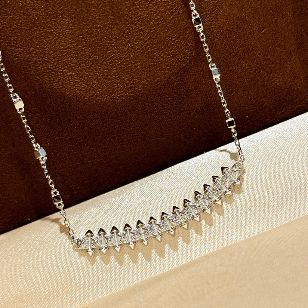 [CharmAmor]CLASH  SMALL FULL DIAMOND NECKLACE