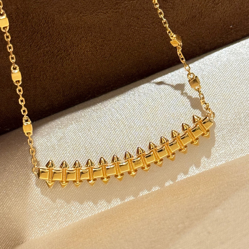 [CharmAmor]CLASH  SMALL FULL DIAMOND NECKLACE
