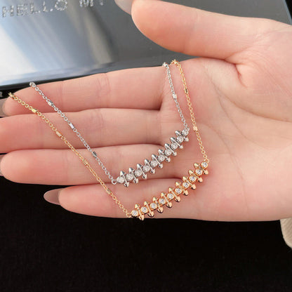 [CharmAmor]CLASH  MEDIUM DIAMOND NECKLACE