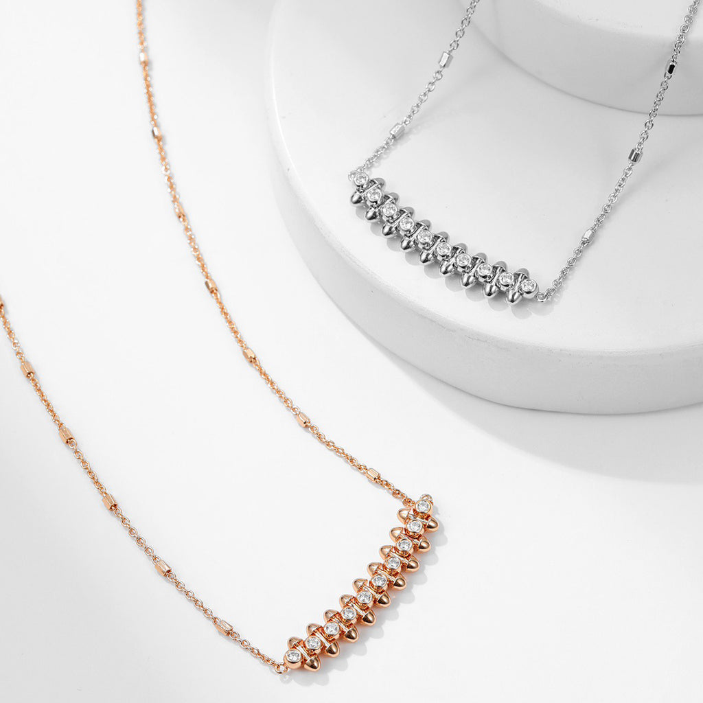 [CharmAmor]CLASH  MEDIUM DIAMOND NECKLACE