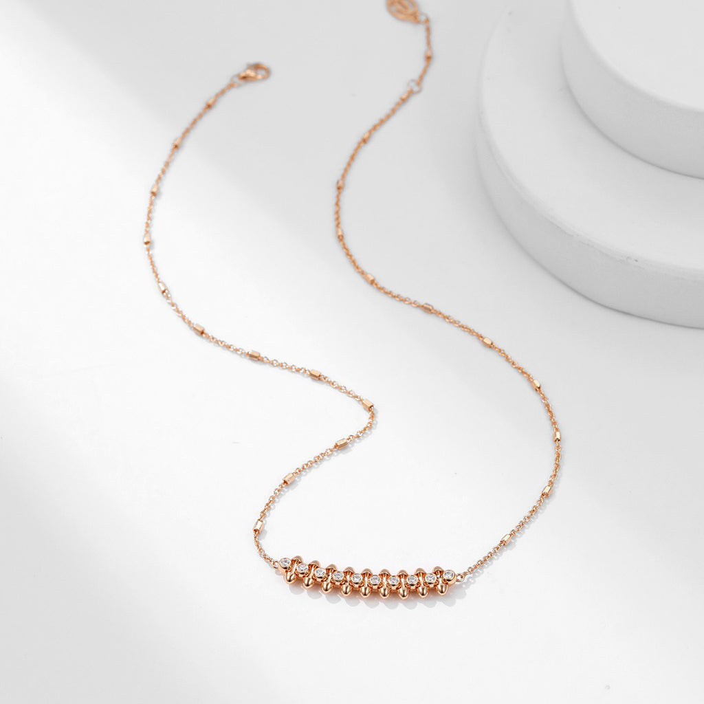 [CharmAmor]CLASH  MEDIUM DIAMOND NECKLACE
