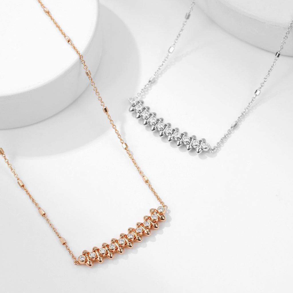 [CharmAmor]CLASH  MEDIUM DIAMOND NECKLACE