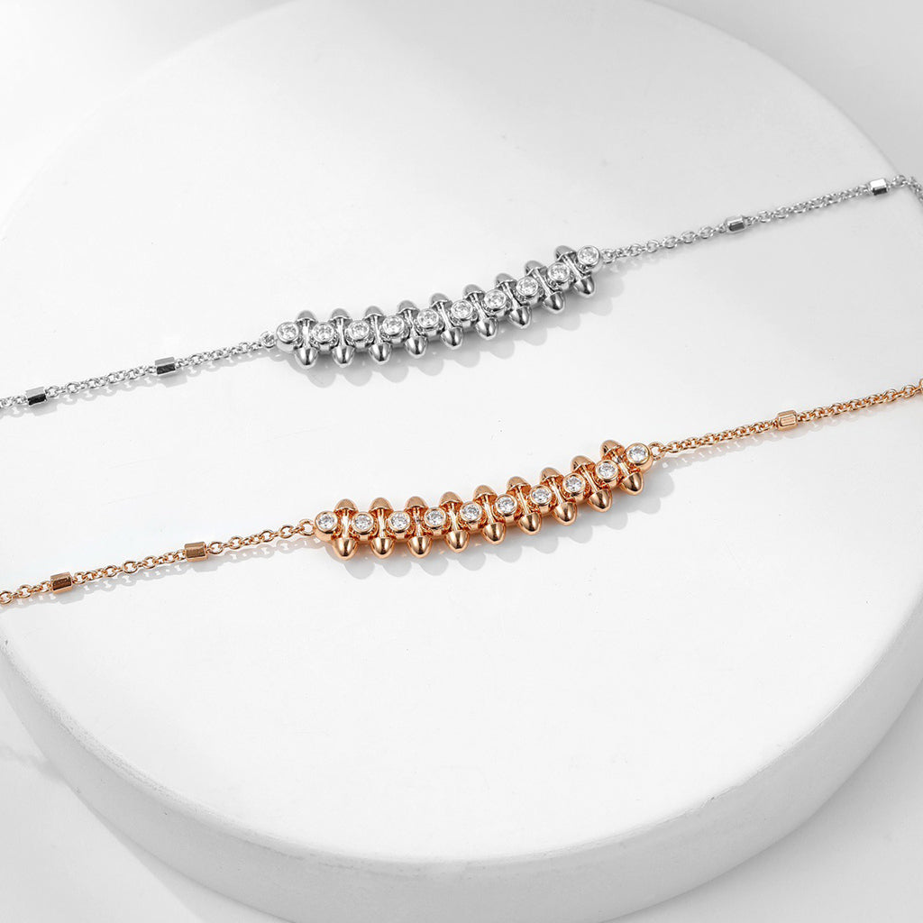 [CharmAmor]CLASH  MEDIUM DIAMOND NECKLACE