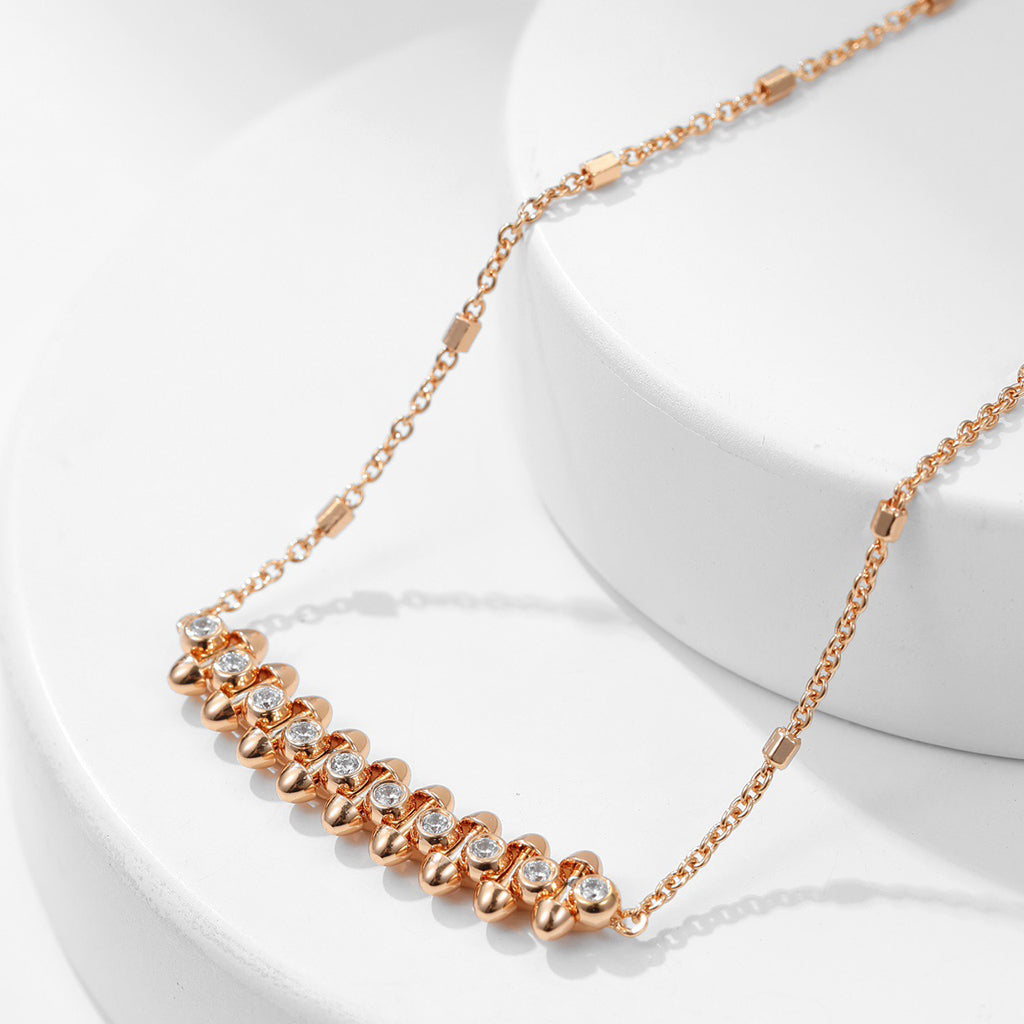 [CharmAmor]CLASH  MEDIUM DIAMOND NECKLACE