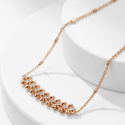 [CharmAmor]CLASH  MEDIUM DIAMOND NECKLACE