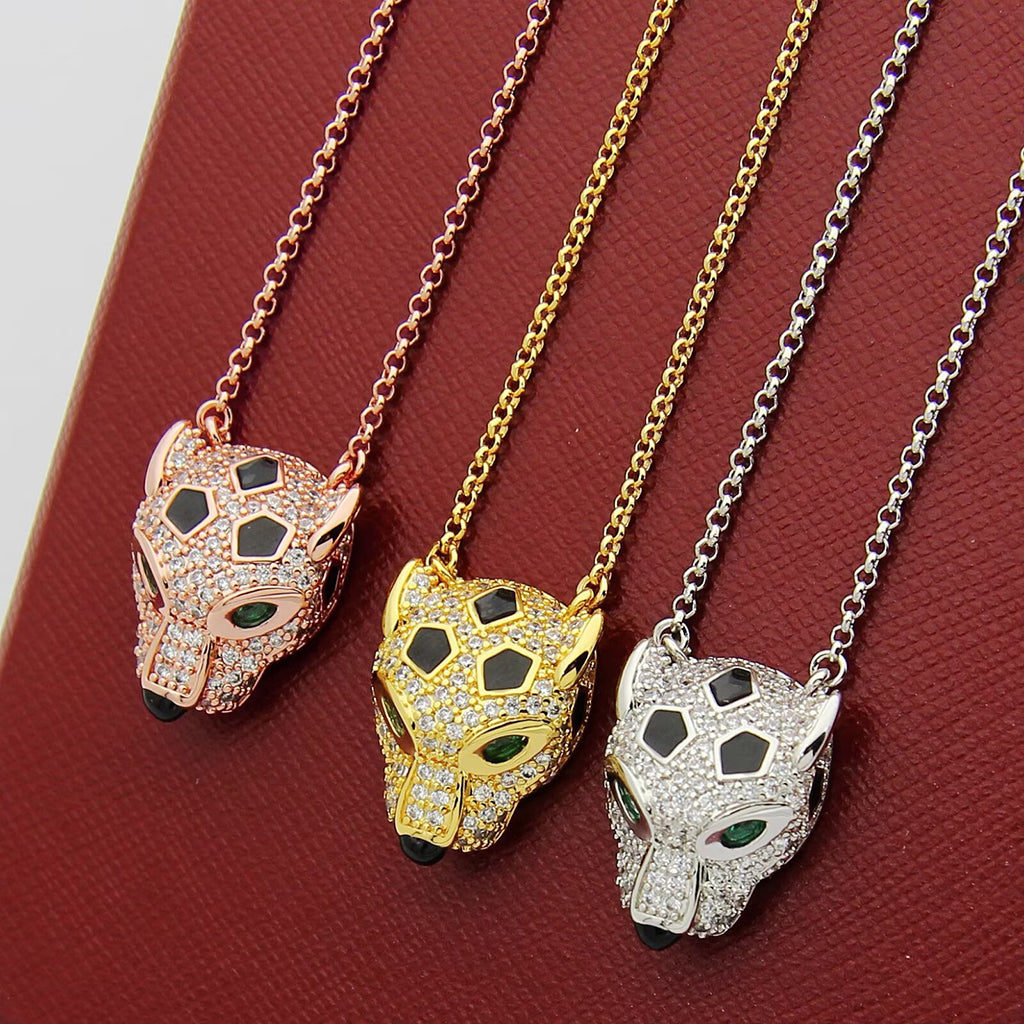 [CharmAmor]PANTHERE FULL DIAMOND NECKLACE