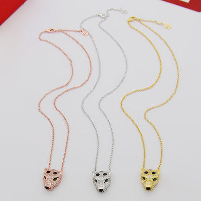 [CharmAmor]PANTHERE FULL DIAMOND NECKLACE