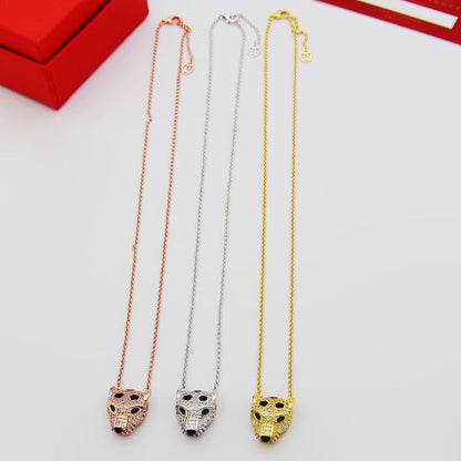 [CharmAmor]PANTHERE FULL DIAMOND NECKLACE