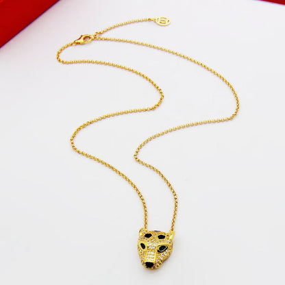[CharmAmor]PANTHERE FULL DIAMOND NECKLACE