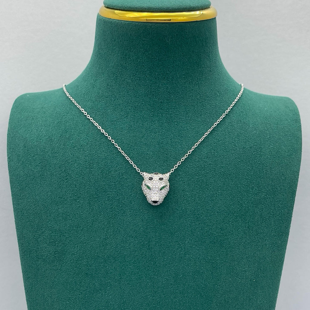 [CharmAmor]PANTHERE FULL DIAMOND NECKLACE
