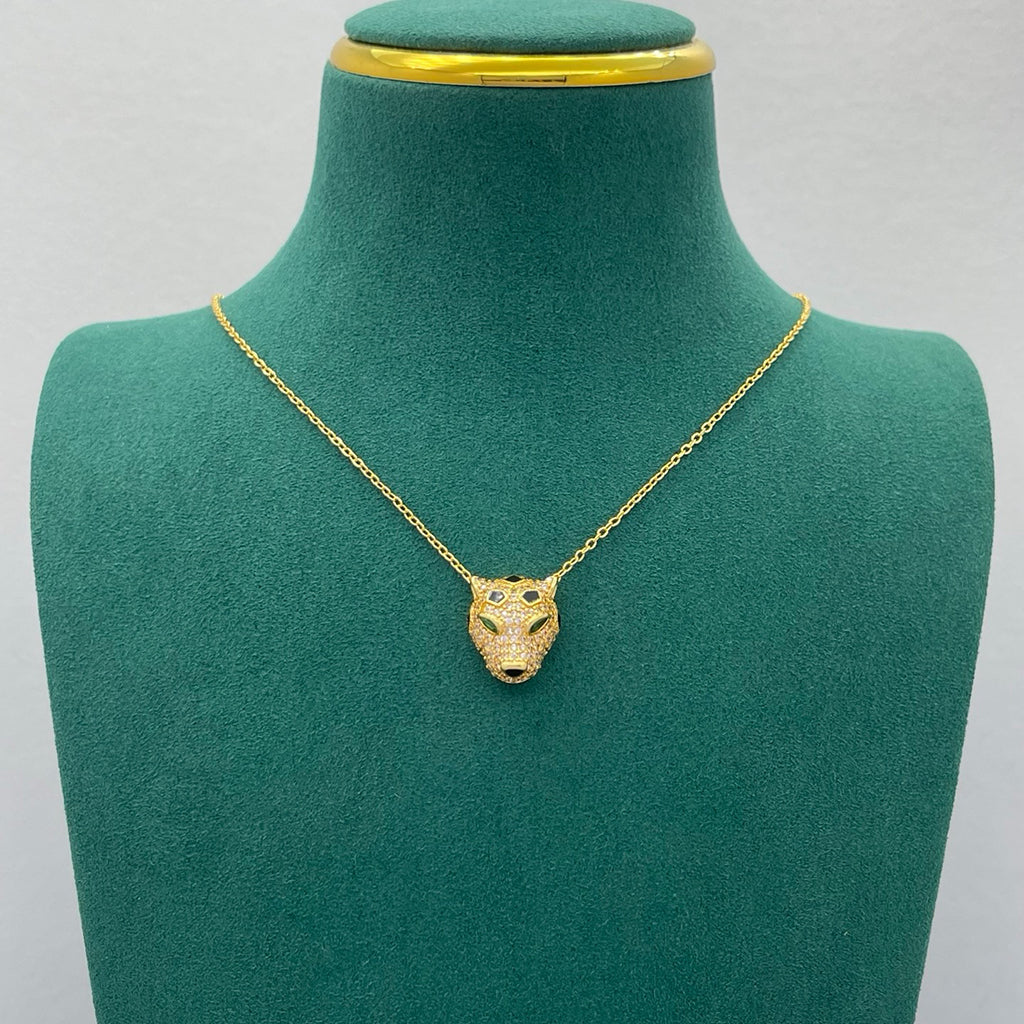 [CharmAmor]PANTHERE FULL DIAMOND NECKLACE