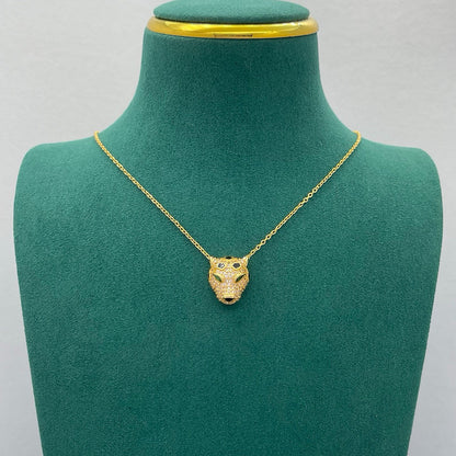 [CharmAmor]PANTHERE FULL DIAMOND NECKLACE