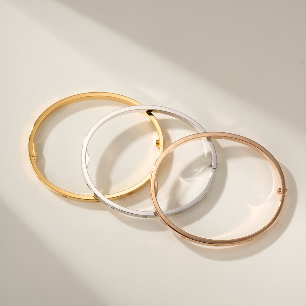 [CharmAmor]LOVE BRACELET 3.65MM 10 DIAMONDS
