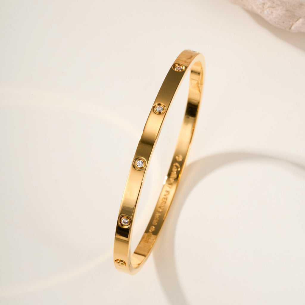 [CharmAmor]LOVE BRACELET 3.65MM 10 DIAMONDS