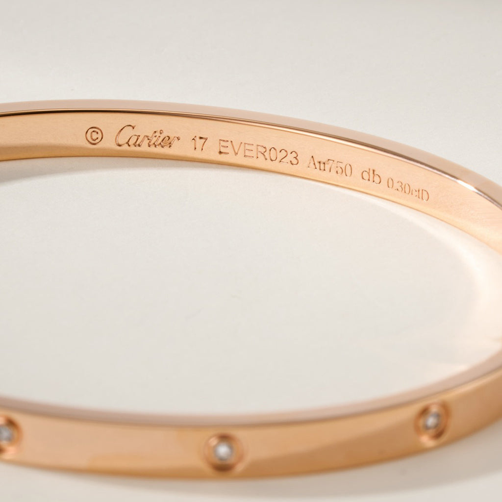 [CharmAmor]LOVE BRACELET 3.65MM 10 DIAMONDS