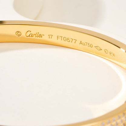 [CharmAmor]LOVE BRACELET 4.8MM DIAMOND-PAVED